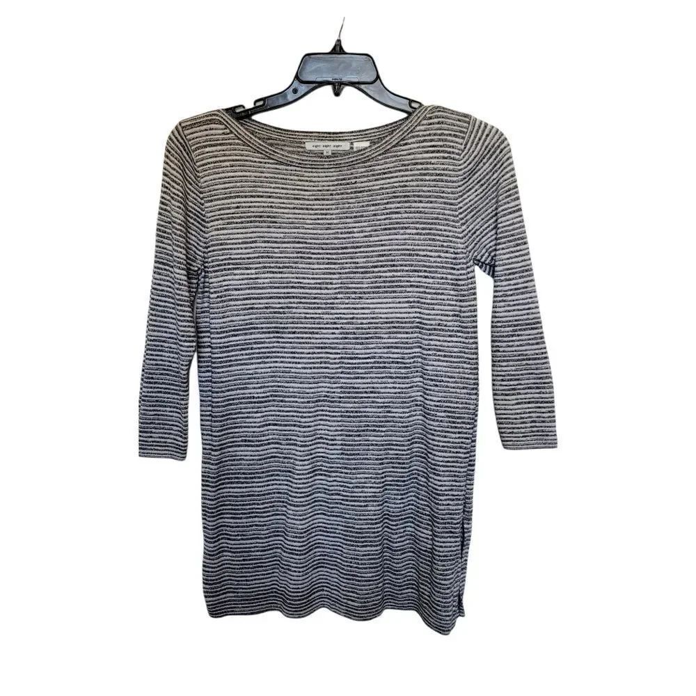 Stripe long sweater 